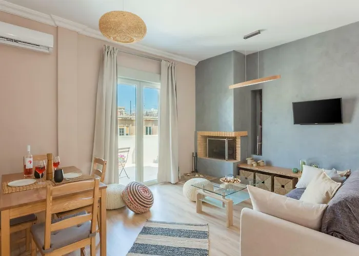 100M2 Luxury In The Heart Of Athens - Living Stone Emerald